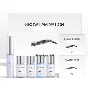 img 4 attached to Revamp Your Eyebrows With Ofanyia'S Long-Lasting Eyebrow Lamination Kit - Perfect For Salon And Home Use!