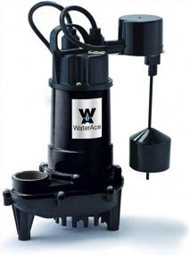 img 4 attached to Black 1/3 HP WaterAce WA33CSV Sump Pump For Efficient Water Removal