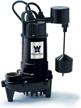 black 1/3 hp waterace wa33csv sump pump for efficient water removal logo