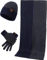 🧤 men's winter beanie warmer screen gloves - optimized accessories logo