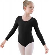 stylish and comfortable ygneedom girls long sleeve leotard - perfect for dance and gymnastics! logo