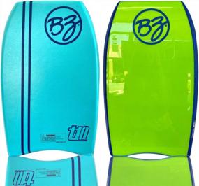 img 1 attached to Mini Bodyboard BZ T-10 21" - Ideal For Bodysurfing & Bodyboarding By Adults And Kids