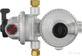 img 1 attached to 🔧 JR Products 07-31525 Compact Low Pressure Two-Stage Automatic Changeover Regulator - Efficient White Solution for Smooth Gas Transition