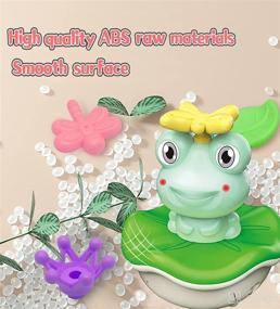 img 1 attached to Froggy Fun: Spray Water Bathtub Toy for Baby, Perfect Bathime Companion for Kids, Boys, and Girls