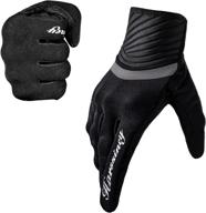 harssiney motorcycle gloves for men: breathable dirt bike riding atv motocross glove with touchscreen & knuckle tpr palm pad protection logo