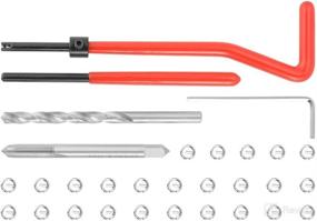 img 2 attached to 🔧 Sxstar 30pcs HSS Thread Repair Kit Helicoil Type for Engine Repair & Automotive - M5 x 0.8mm Thread Size Metric Helical Threaded Insert Kit