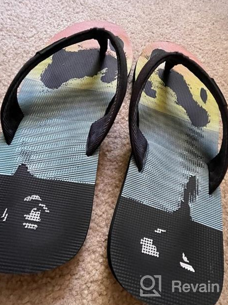 img 1 attached to 👣 Quiksilver Men's Molokai Layback Flip Flop Athletic Shoes: Comfort and Style Combined review by Adam Jauregui