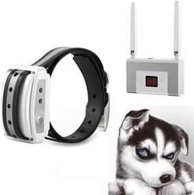 img 4 attached to 🐶 Blingbling Petsfun Electric Wireless Dog Fence System - Waterproof & Rechargeable Training Collar Receiver for 1 Canine - Pet Containment System to Define Safe Boundary