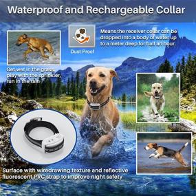 img 1 attached to 🐶 Blingbling Petsfun Electric Wireless Dog Fence System - Waterproof & Rechargeable Training Collar Receiver for 1 Canine - Pet Containment System to Define Safe Boundary