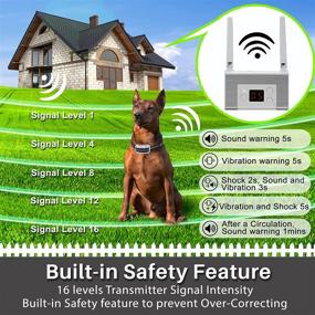 img 3 attached to 🐶 Blingbling Petsfun Electric Wireless Dog Fence System - Waterproof & Rechargeable Training Collar Receiver for 1 Canine - Pet Containment System to Define Safe Boundary