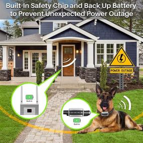 img 2 attached to 🐶 Blingbling Petsfun Electric Wireless Dog Fence System - Waterproof & Rechargeable Training Collar Receiver for 1 Canine - Pet Containment System to Define Safe Boundary