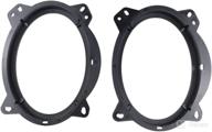 🔊 dkmus 6x9 front door speaker mount adapter - toyota 4runner, avalon, camry, highlander, tacoma, prius, sequoia, tundra, lexus ct, rx, gx, ls logo