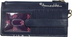 img 2 attached to Anuschka Womens Genuine Leather Organizer Women's Handbags & Wallets at Wallets