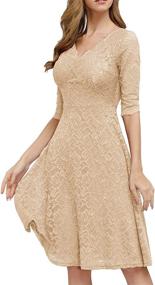 img 4 attached to Stylish Sleeve Formal Dresses for Women - Trendy Women's Clothing Collection