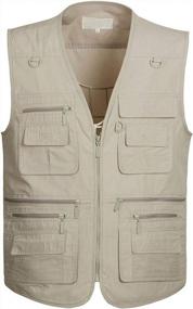 img 4 attached to Lentta Men'S Fishing Vest Summer Outdoor Lightweight Work Photo Vest 16 Pockets