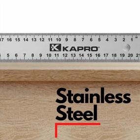 img 2 attached to Kapro 307-08-TMS Try And Mitre Layout And Marking Square With Stainless Steel Blade, 8-Inch Length