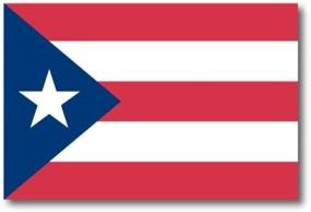 img 1 attached to Puerto Rican Flag Magnet Decal