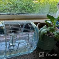 img 1 attached to Portable Hamster Carrier Cage - Perfect For Travel & Outdoor Adventures! review by Danny Nedumaran