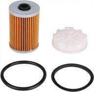 fuel filter & disc filter disk kit for mercury marine mercruiser gen iii 3 fuel cooler - replaces quicksilver 35-8m0093688, 35-892665, 35-866171a01 + o-rings logo