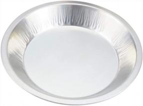img 4 attached to Get Ready For Baking Season With KitchenDance Heavyweight Aluminum Foil Pie Pans - 25 Pack (9-1/2" Rim To Rim)
