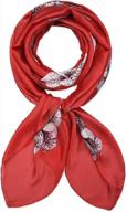 модный длинный женский шарф - легкий дизайнерский шарф 35 x 70 silk feel логотип