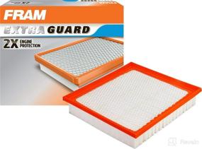 img 3 attached to 🔧 FRAM Extra Guard Flexible Rectangular Panel Engine Air Filter - CA10516: Easy Installation, Advanced Engine Protection and Optimal Performance for Dodge Vehicles