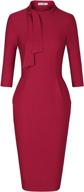 👗 muxxn celebrity collar evening dresses - stylish women's fashion clothing logo