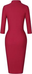 img 3 attached to 👗 MUXXN Celebrity Collar Evening Dresses - Stylish Women's Fashion Clothing