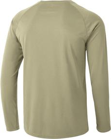 img 3 attached to Мужские рубашки TBMPOY с длинным рукавом, Рашгард, UPF 50+, защита от солнца, походные рубашки, легкие спортивные топы для рыбалки на открытом воздухе
