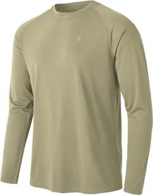 img 4 attached to Мужские рубашки TBMPOY с длинным рукавом, Рашгард, UPF 50+, защита от солнца, походные рубашки, легкие спортивные топы для рыбалки на открытом воздухе