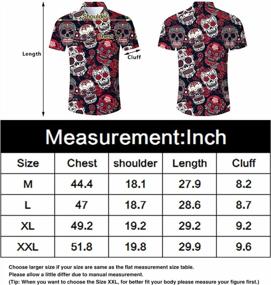 img 1 attached to Get Ready For Summer With ALISISTER'S Trendy Mens 3D Pattern Hawaiian Dress Shirts