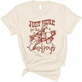 img 4 attached to Unisex TeesAndTankYou Cowboy Shirt: Stand Out In Style