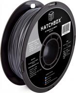 hatchbox silver performance pla 3d printer filament - dimensional accuracy+/- 0.03 mm for superior printing results logo