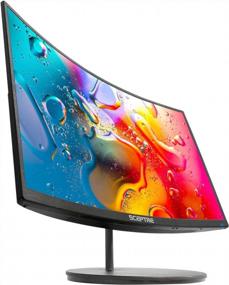 img 3 attached to Sceptre C275W-1920RN Monitor with Edgeless Design, High Dynamic Range, Curved Display, Flicker-Free, Built-In Speakers, HD Resolution, and HDMI Connectivity