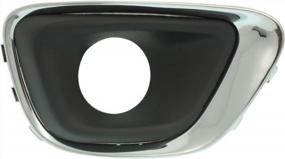 img 2 attached to Jeep Compass 2014-2017 Fog Light Lamp Grille Cover Trims Left+Right - BENERAY 68213205AA/68213204AA