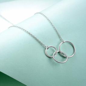 img 2 attached to Soulful Sterling Silver Circle Necklace - Celebrate Milestone Birthdays With Soulmeet'S Timeless 30Th, 40Th, 50Th, 60Th Birthday Gifts And Anniversary Jewelry For Women & Moms