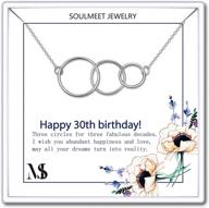 soulful sterling silver circle necklace - celebrate milestone birthdays with soulmeet's timeless 30th, 40th, 50th, 60th birthday gifts and anniversary jewelry for women & moms logo