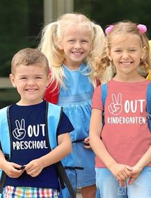 img 3 attached to 🎓 Adorable Toddler Graduation Gift: Peace Out Preschool Funny Kids T-Shirt!