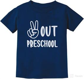 img 4 attached to 🎓 Adorable Toddler Graduation Gift: Peace Out Preschool Funny Kids T-Shirt!