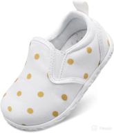 👟 unisex baby sneakers - feetcity infant slip on first walking shoes, toddler casual star sneaker crib shoes for boys and girls logo