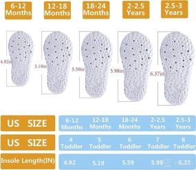 img 3 attached to 👟 Unisex Baby Sneakers - FEETCITY Infant Slip On First Walking Shoes, Toddler Casual Star Sneaker Crib Shoes for Boys and Girls