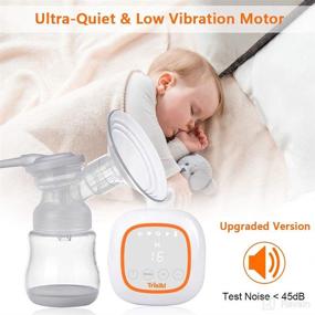 img 2 attached to 🍼 Portable Double Electric Breast Pump with LED Display, Ultra-Quiet & Rechargeable - BPA Free