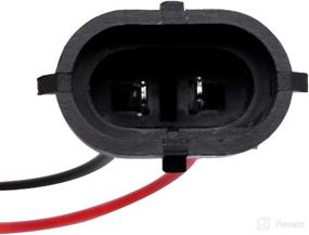 img 2 attached to HUIQIAODS H11 H8 881 Socket Adapter: The Perfect Wiring Harness for LED Light Bar & Work Lamps (Pack of 2)