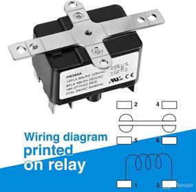 img 3 attached to 🔌 UL Certified 24V Fan Relay, Compatible with HVAC Coleman Furnace Blower, Humidifier, and Goodman Blower Heat Sequencer Relay - 90-980 Isolation Relay Switch (1 Piece)