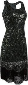 img 1 attached to Vijiv Sequined Embellished Fringed Paisley Women's Clothing and Dresses