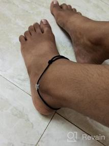 img 8 attached to Окисленные девичьи украшения и ножные цепочки с регулируемой ниткой от Gurjari