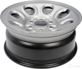 img 3 attached to Dorman 939-155 17x7.5 Steel Wheel: Compatible with Cadillac, Chevrolet, & GMC | Gray Finish