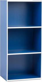 img 2 attached to Полка для хранения Verno - синяя, 35 дюймов - идеально подходит для дома или офиса