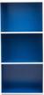 verno storage shelf - blue, 35-inch - perfect for home or office solutions logo