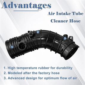 img 3 attached to Air Intake Tube Cleaner Hose for 2003-2007 Honda Accord 2.4L | Replaces 17228-RAA-A00 17228 RAA A00 17228RAAA00 696-739